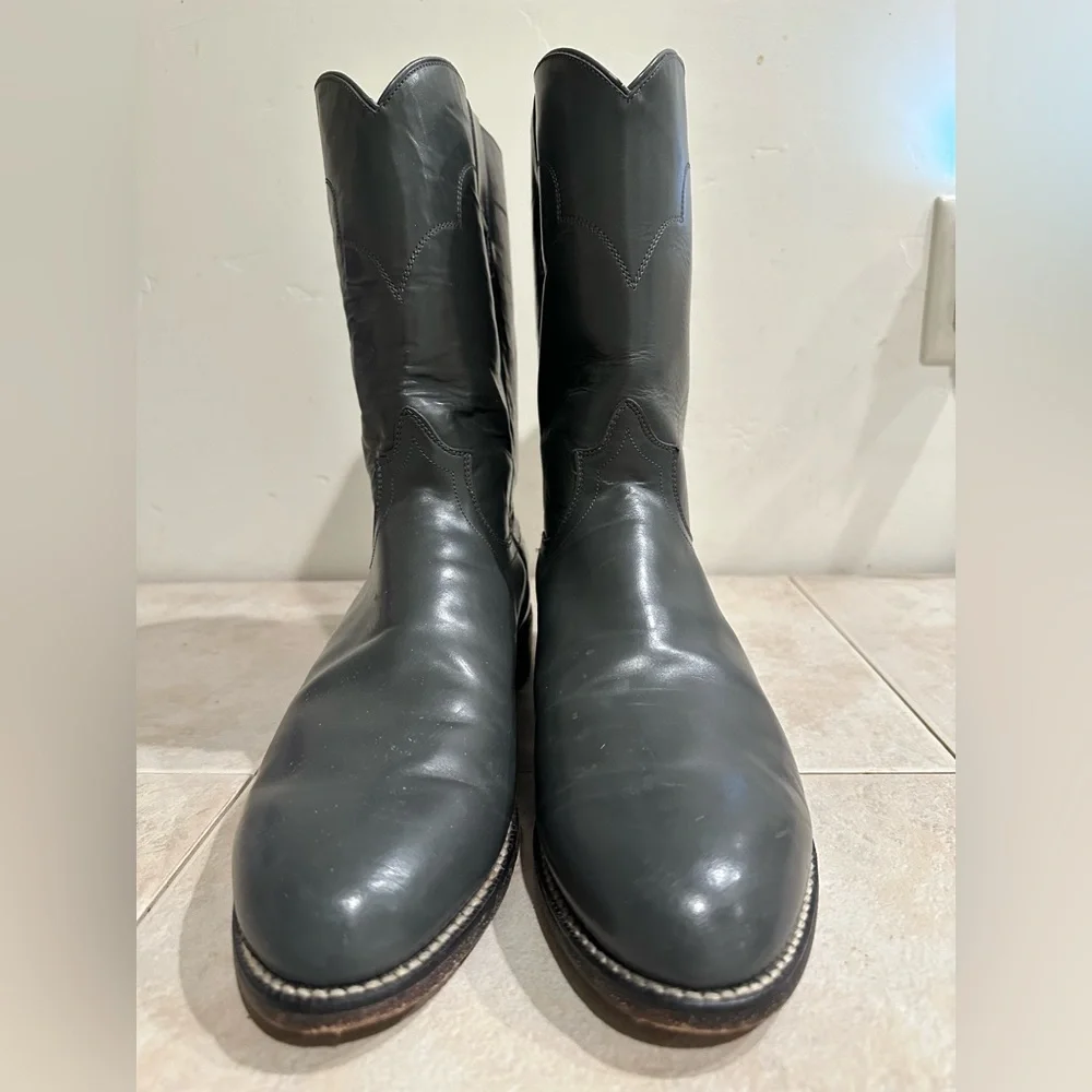 Tony Lama dress boots, men’s size 10 1/2 D - Picture 6 of 7